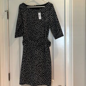 Black and white Ann Taylor dress.